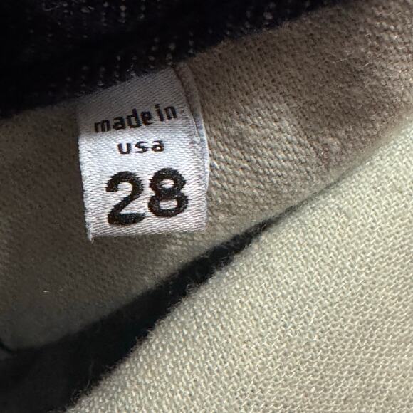 AskK NY Women's Trouser Straight Leg Jeans Linen Indigo Dark Blue Size 28 NWOT - Picture 10 of 12